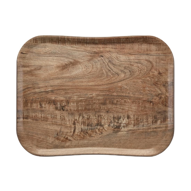 VersaTray Century Non-slip light olive Textured Wood Effect Surface - 360x460mm