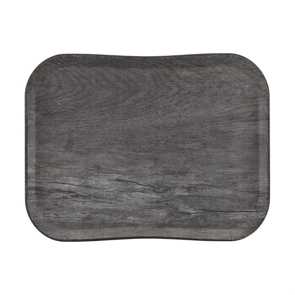 Cambro VersaTray Century Non-slip grey Oak Textured Wood Effect - 360x460mm
