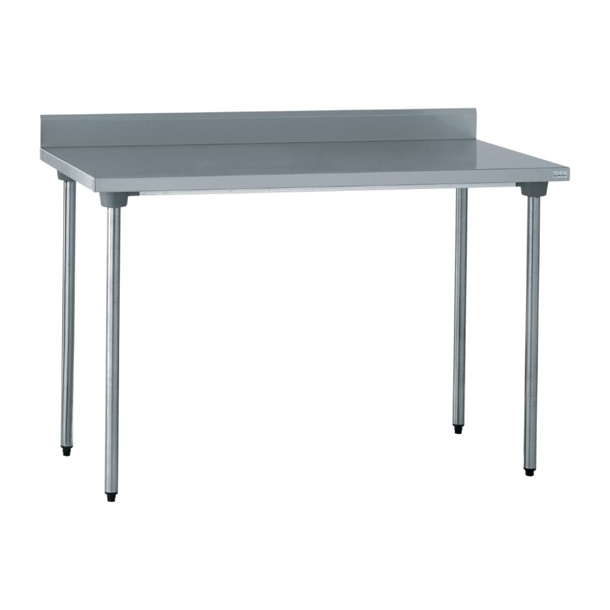 Tournus Edelstahltisch 1400mm mit Aufkantung