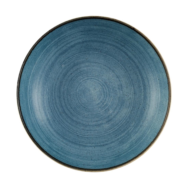 Churchill Stonecast Raw Evolve Coupe-Schüsseln, Blaugrün, 248mm (12 Stück)