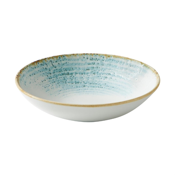 Churchill Homespun Accents Aquamarine Coupe Bowl 184mm (Box 12) (Direct)