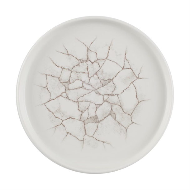 Churchill Studio Prints Kintsugi-Teller mit Achatwänden, Grau, 220mm (6 Stück)