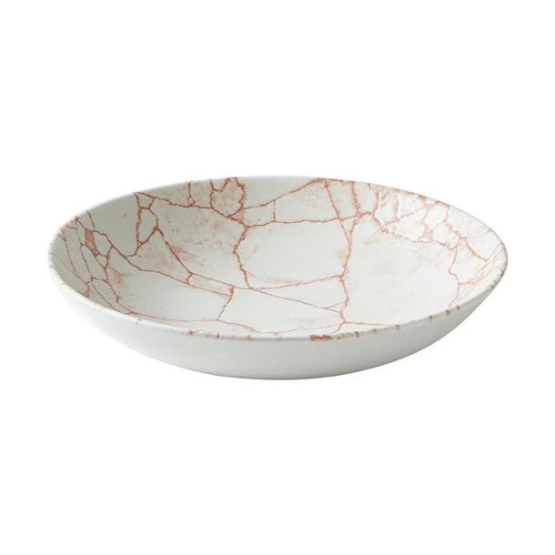 Churchill Studio Prints Kintsugi Evolve Coupe-Schüsseln, Koralle, 248mm, (12 Stück)