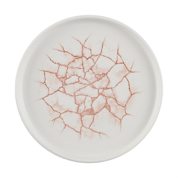 Churchill Studio Prints Kintsugi-Platten mit Wänden, Koralle, 220mm, (6 Stück)