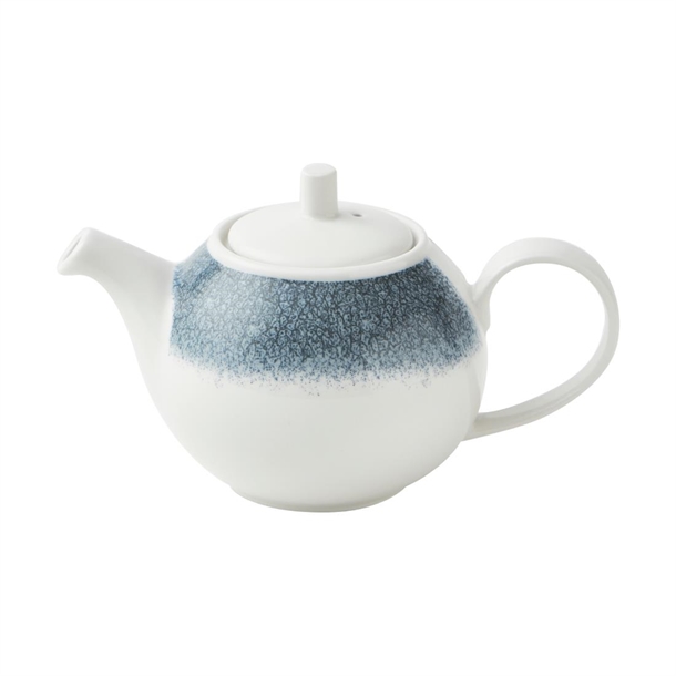 Churchill Raku Topaz Blue Beverage Pot 15oz (Box 4) (Direct)