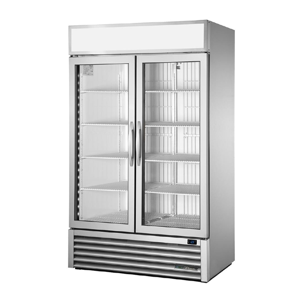 True Stand-Gefrierschrank für den Einzelhandel GDM-43F-HC-TSL01 ALU
