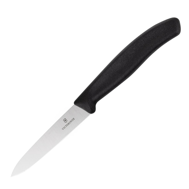 Victorinox Paring Knife Pointed Tip Black - 10cm