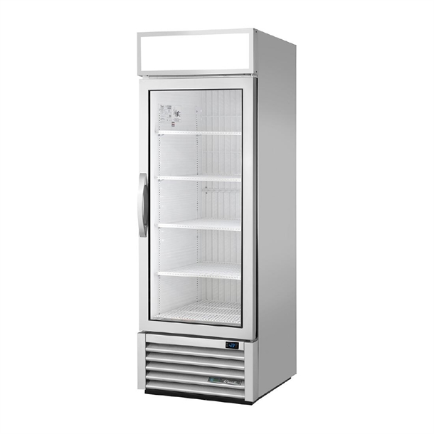True Upright Retail Merchandiser Gefrierschrank, Aluminium-Außenseite