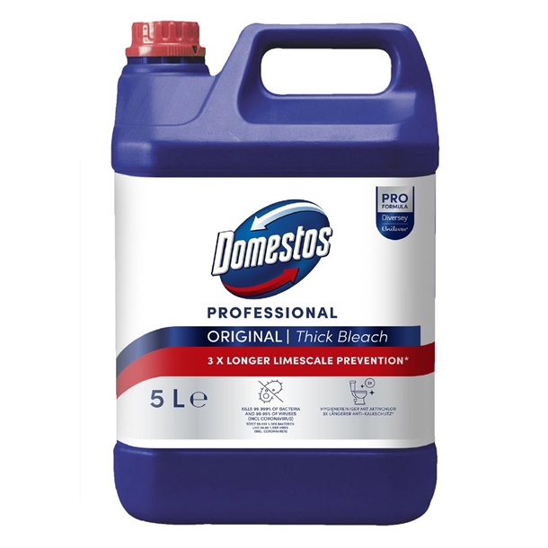 Domestos Pro-Formula Professional Original Bleach - 5Ltr