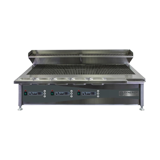 Synergy ST1300 Trilogy Garnish Rail & Slow Cook Shelf Nat Gas (Direct)
