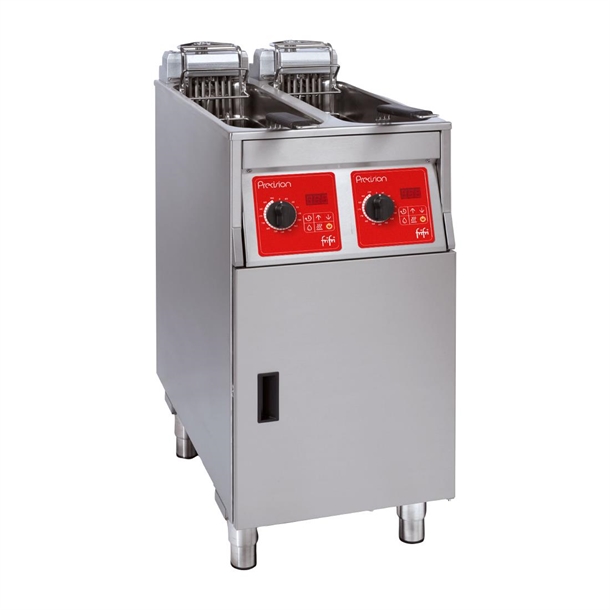 FriFri Precision 422 Electric Freestanding TwinTank Fryer 2Baskets 2x9kW(B2B)