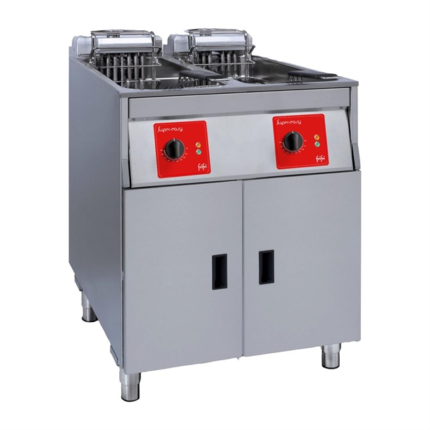 FriFri Super Easy 622 Elec Freestand TwinTank Fryer no Filtration2x15kW (B2B)