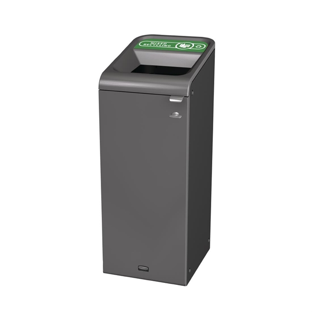 Rubbermaid Configure Container with Mixed Recycling Label Green - 57Ltr (B2B)