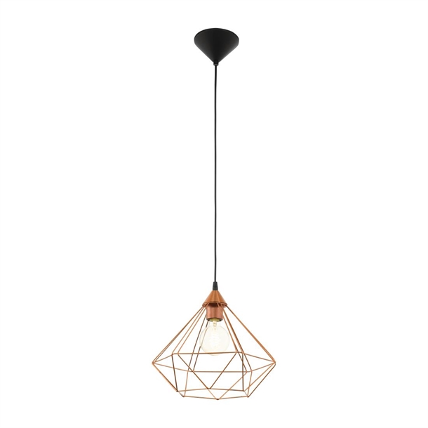 Eglo Tarbes Cage Pendant Copper - 1100x305mm