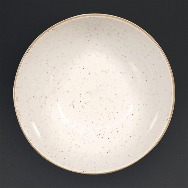 Churchill Stonecast Barley White Noodle Bowl - 42oz (Box 6) (B2B)
