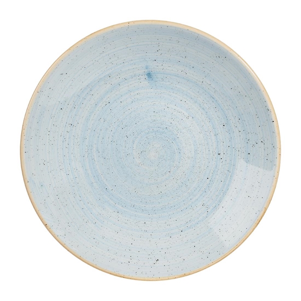 Churchill Stonecast Duck Egg Deep Coupe Plate - 217mm 8 2/3" (Box 12) (Direct)