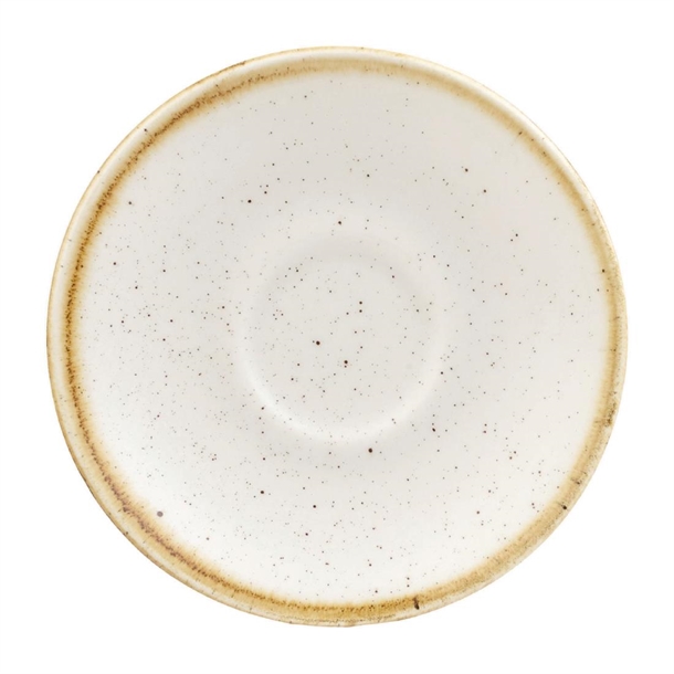Churchill Stonecast Barley White Espresso Saucer 11.8Cm Box 12