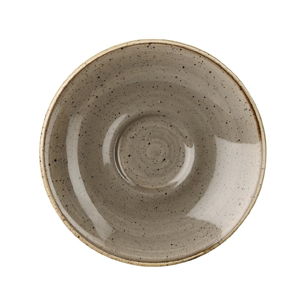Churchill Stonecast Peppercorn Grey Espresso Saucer 118mm (Box 12) (B2B)