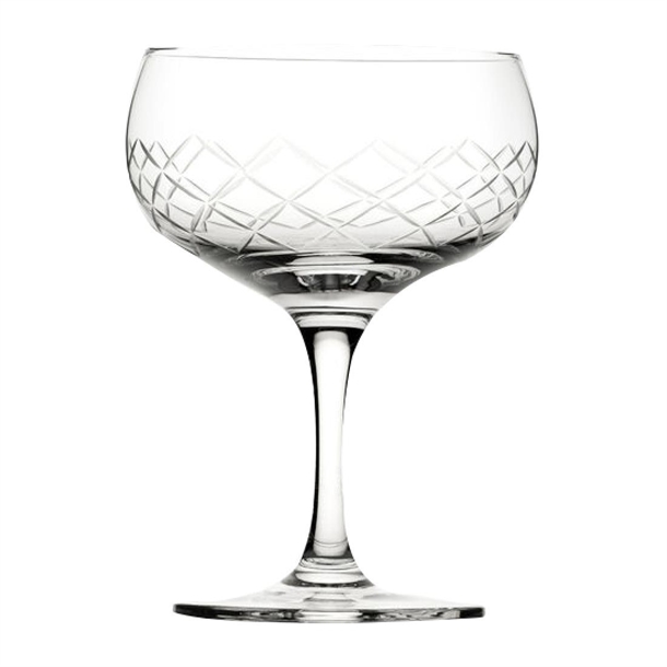 Utopia Raffles Diamant-Coupe-Gläser 160ml (6 Stück)
