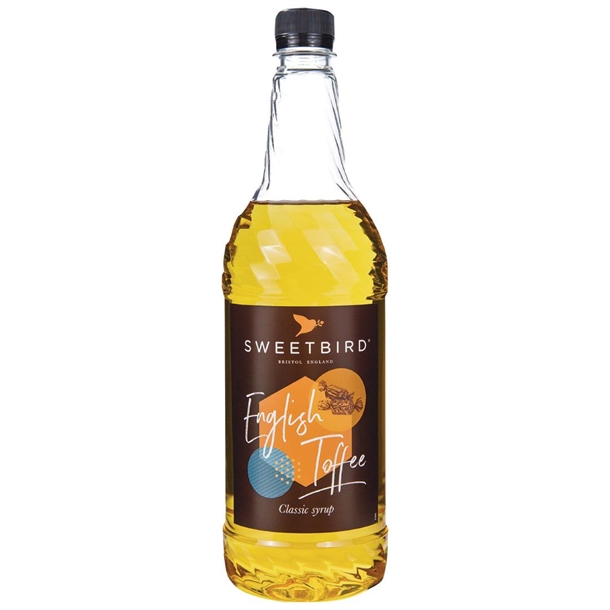 Sweetbird English Toffee Classic Syrup (1Ltr Bottle)