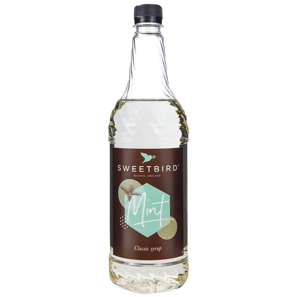 Sweetbird Mint Classic Syrup (1Ltr Bottle)