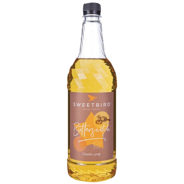 Sweetbird Butterscotch Creative Syrup (1Ltr Bottle)