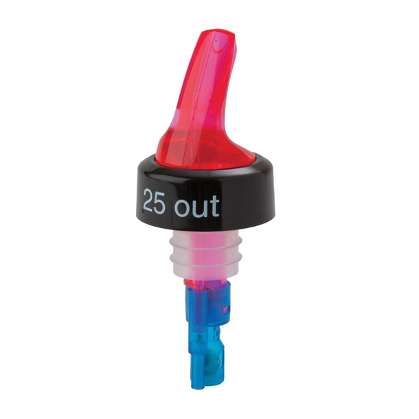 Beaumont Quick Shot 3 Ball Pourer Red 25ml (Pack 12)