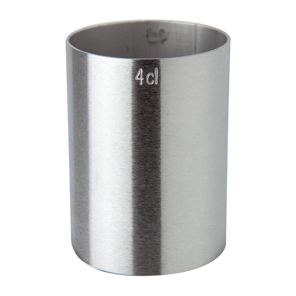 Beaumont Thimble Measure Stainless Steel 4cl