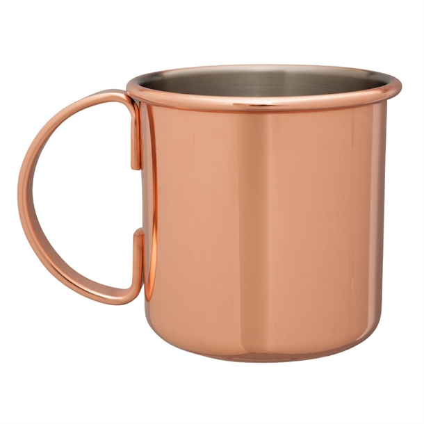 Beaumont Straight Sided Moscow Mule Mug Copper Plated