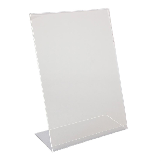 Beaumont Perspex Menu Holder A4 Angled