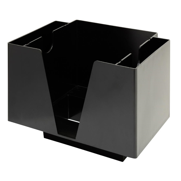 Beaumont 3 Part Bar Organiser Black