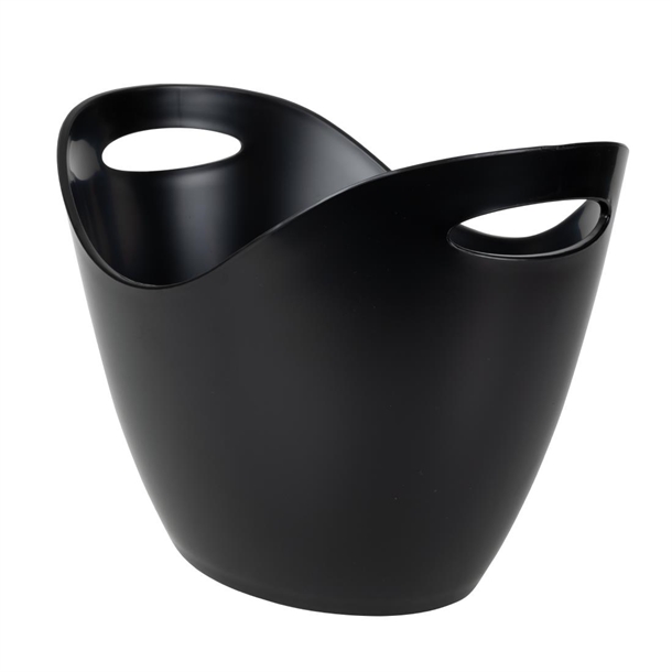 Beaumont Kunststoff Weinkühler Schwarz 8Ltr