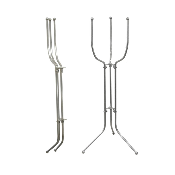 Beaumont Space Saver Folding Bucket Stand Stainless Steel
