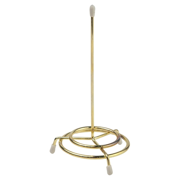 Beaumont Cheque Spindle Brass Plated 165mm High