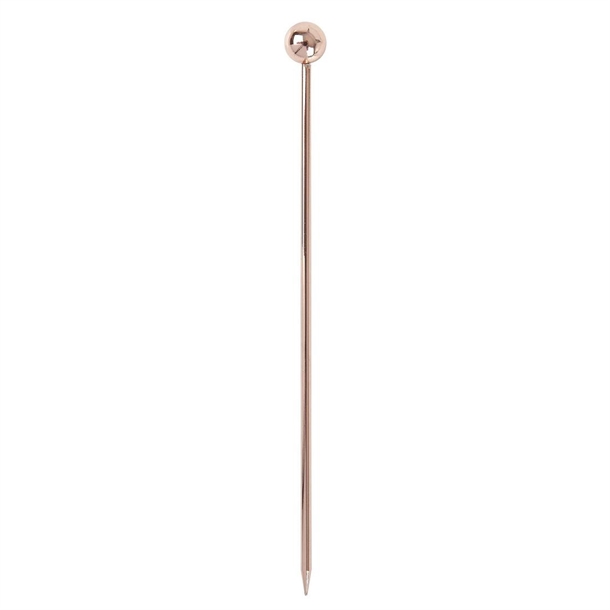Beaumont Ball Garnish Pick Copper Plated (Pack 10) (B2B)
