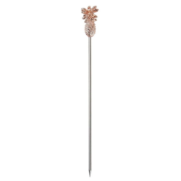 Beaumont Pineapple Garnish Pick Copper Plated (Pack 10)