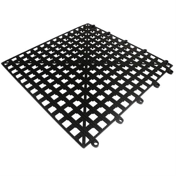 Beaumont Bar Shelf Tile - Black - 300x300mm