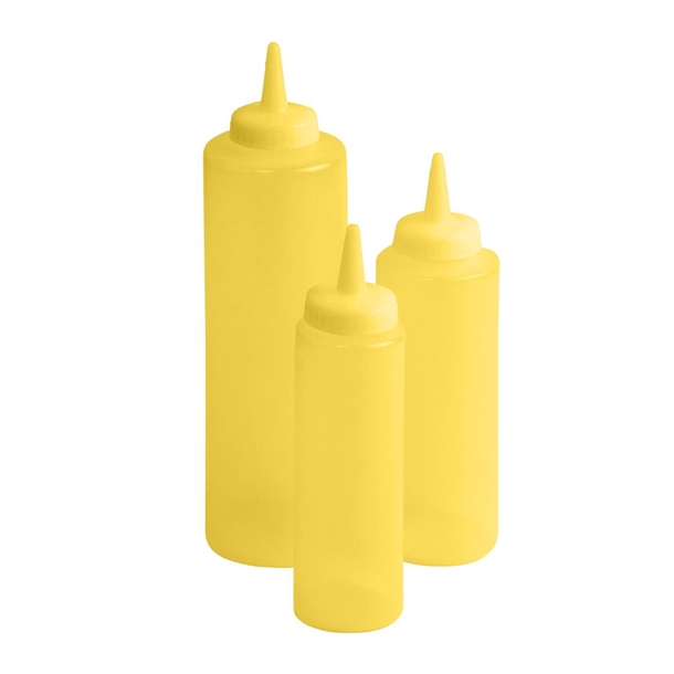 Beaumont Yellow Squeeze Sauce Bottle 12oz