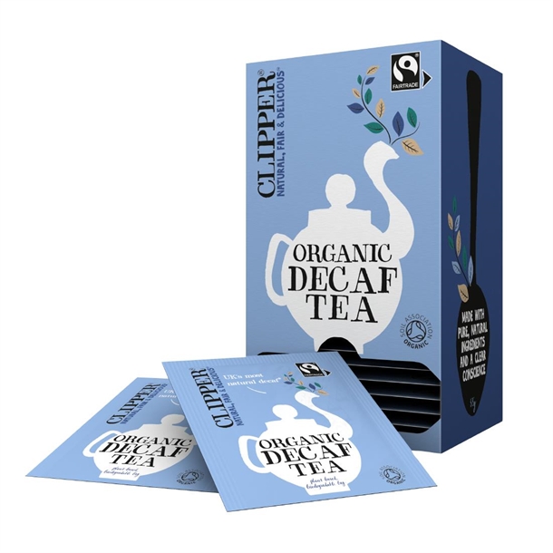 Clipper Fairtrade Organic Decaf Everyday Tea Bag Envelopes (Case 6x25)