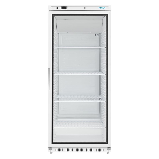 Polar C-Series Upright Display Fridge White - 600Ltr