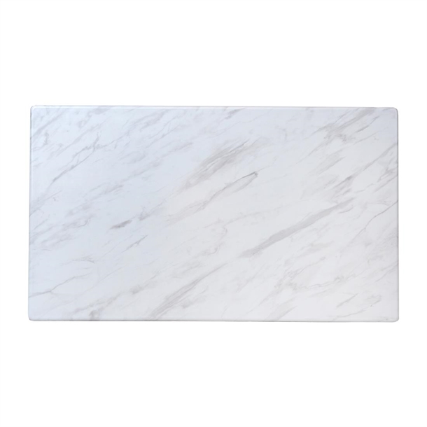 Rectangle 1200x700mm Laminate Table Top in Marble (Pack 2) (Direct)