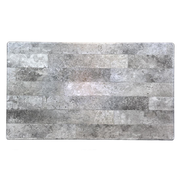 Rectangle 1200x700mm Laminate Table Top in Concrete (Pack 2) (B2B)