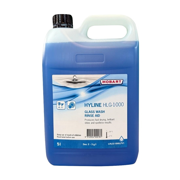 Hobart HYLINE HLG-10005L Rinse Aid - 5Ltr