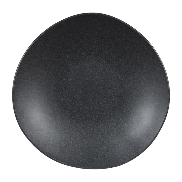 Alchemy Melamine Trace Granite Black Melamine Bowl - 12 1/2" (Box 4) (B2B)