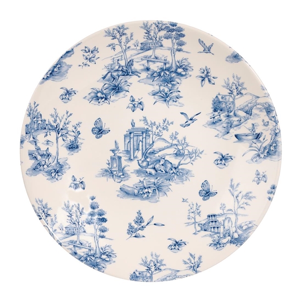 Churchill Toile Prague Profile Deep Coupe Plate 11" (Box 12) (Direct)