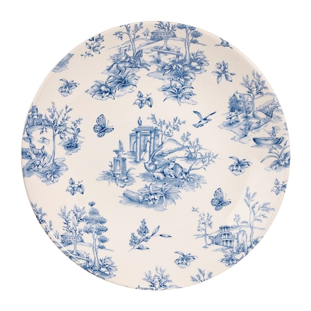 Churchill Toile Prague Profile Deep Coupe Plate 9 3/4" (Box 12) (Direct)
