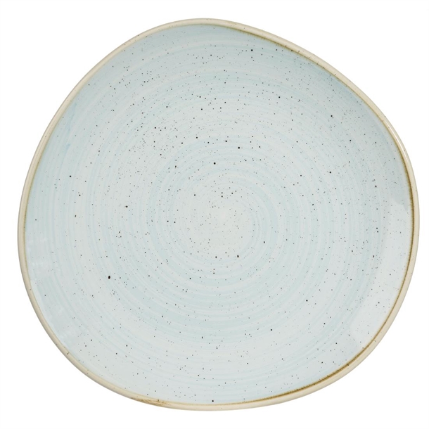 Churchill Stonecast Duck Egg Round Trace Plate 11 1/4" (Box 12) (B2B)