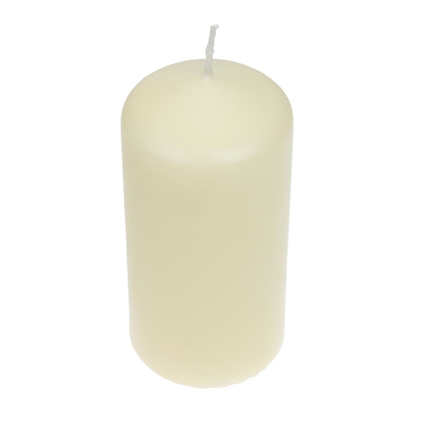 Bolsius Ivory Pillar Candle - Paraffin Wax, 6x6x8 Cm, 22 Hour Burn Time, Subtle Scent - View #8