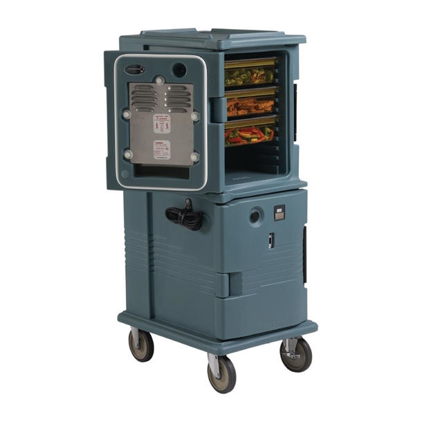 Cambro Heated Insulated Cart Slate Blue Colour - 8 GN Pan