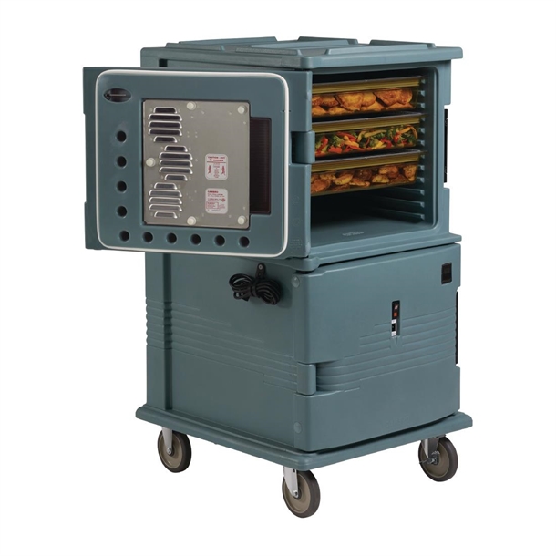 Cambro Heated Insulated Cart Slate Blue Colour - 16 GN Pan